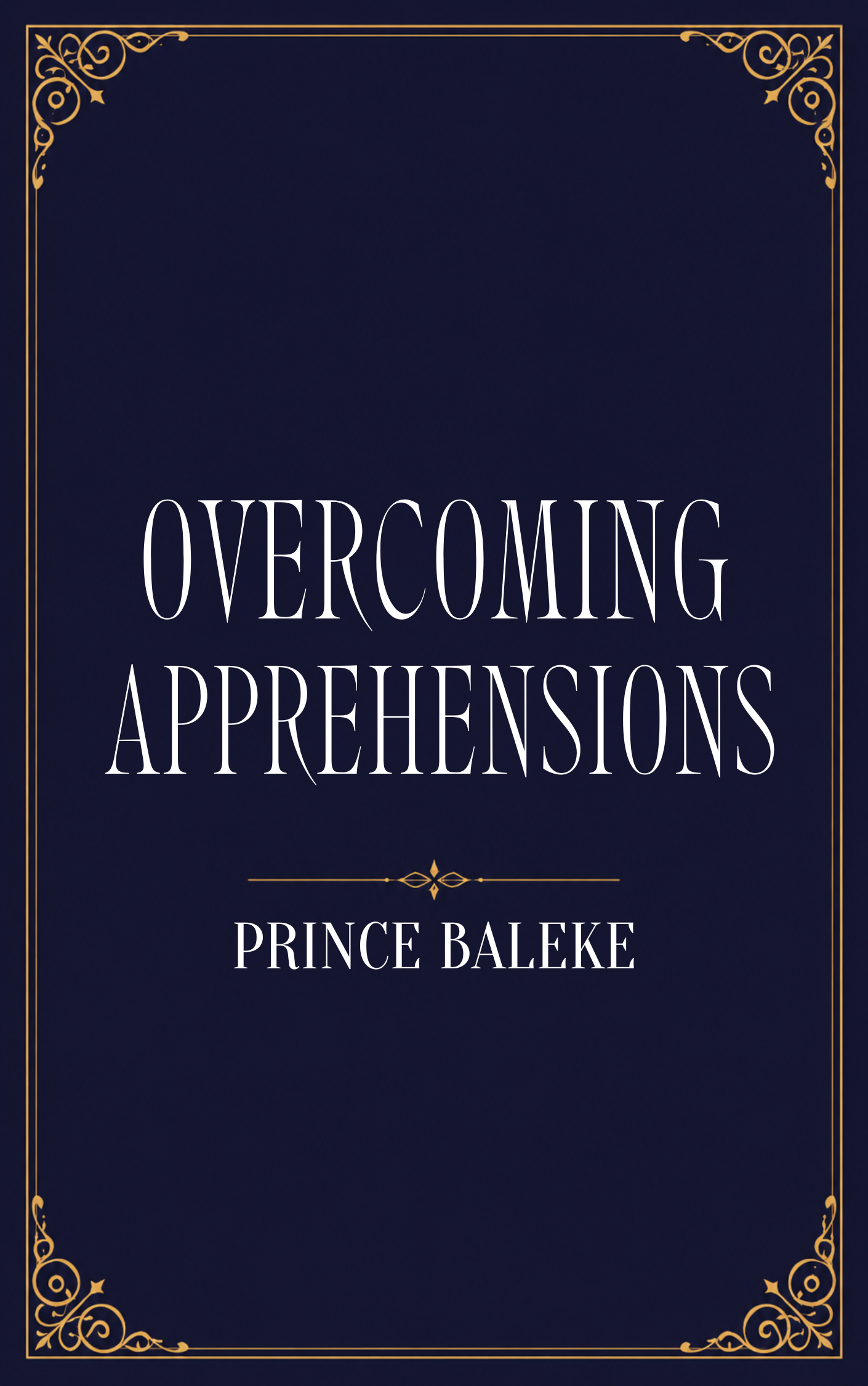 Overcoming Apprehensions front book cover